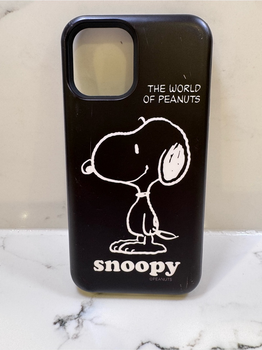 Snoopy Black Graphic Phone Case - Peanuts Licensed